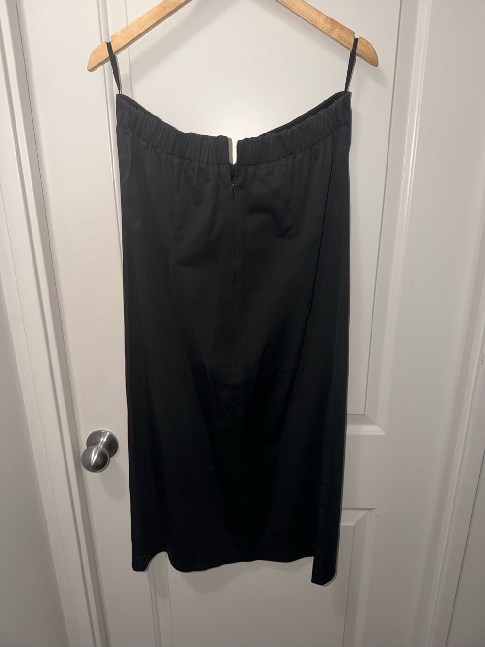 Jacob Strapless Black Midi Dress